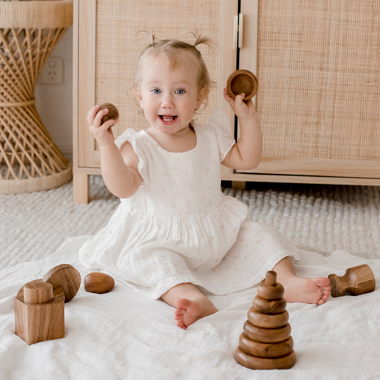 Montessori Starter Set – Wooden Toy Kit for Fine Motor & Early Learning