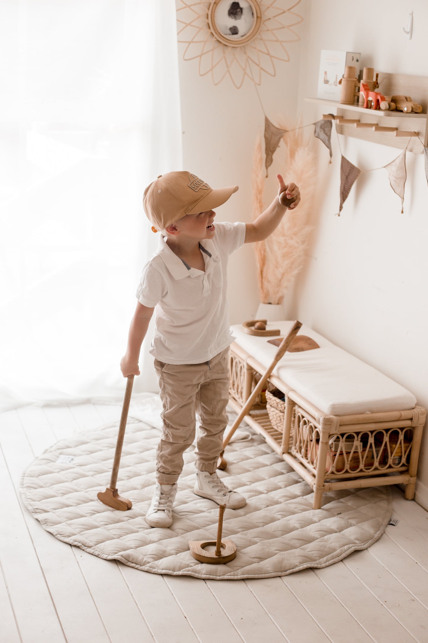 Wooden Golf Set for Kids – Montessori-Inspired Indoor & Outdoor Play
