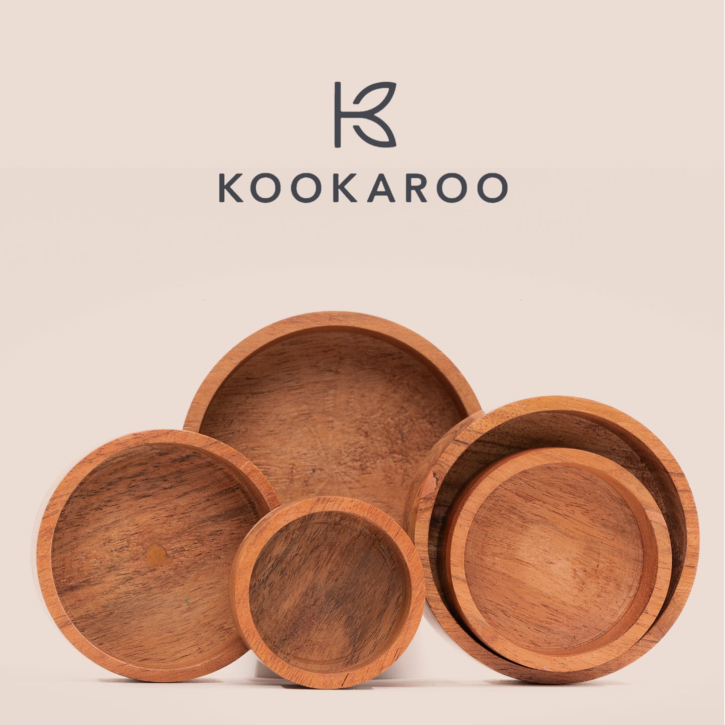 Wooden Sensory Stacking Bowls – Montessori Nesting Toy for Toddlers