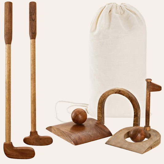 Wooden Golf Set for Kids – Montessori-Inspired Indoor & Outdoor Play