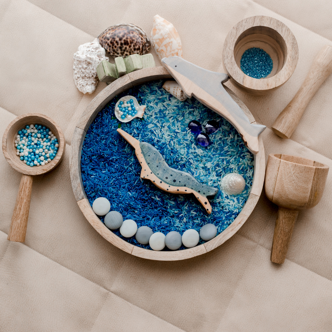 Round Tray & Tools Sensory Set